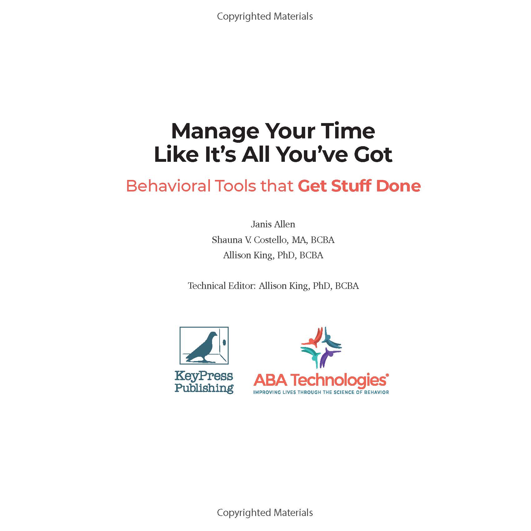 Title page from Manage your time like its all youve got
